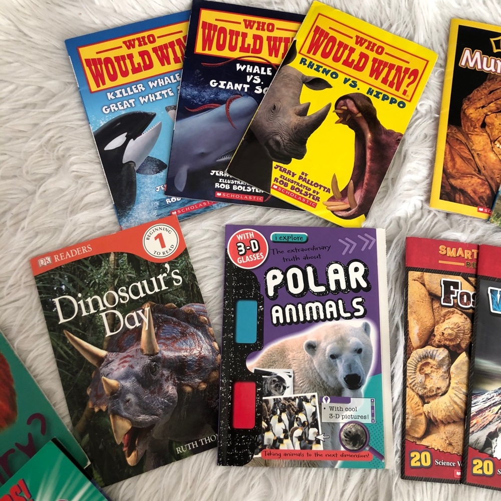 Set of 13 children learning books, nature - Picture 3 of 7